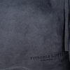 Torebka Skórzana VITTORIA GOTTI Made in Italy Ciemno Szara